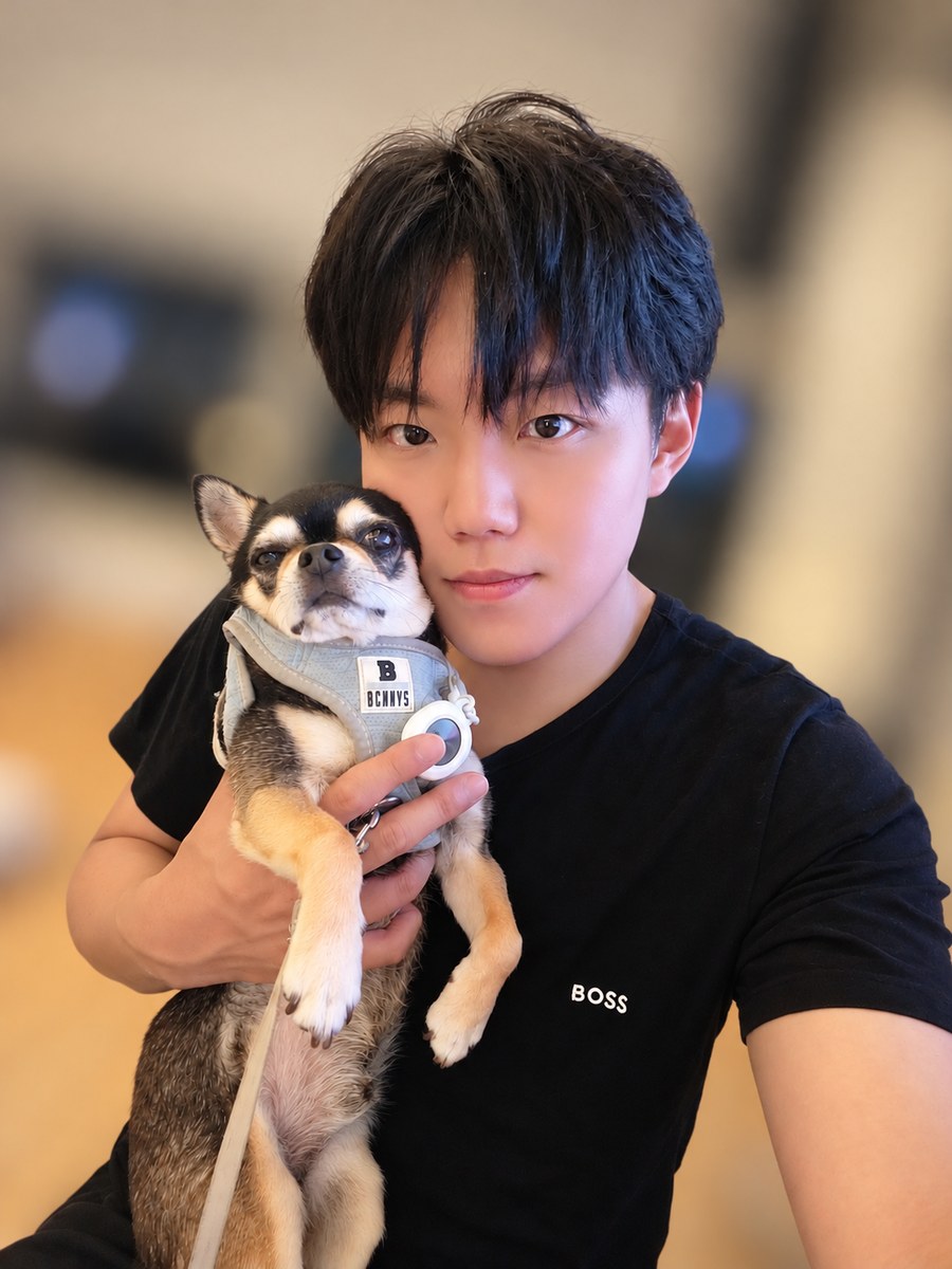 강아지 헨리와 함께